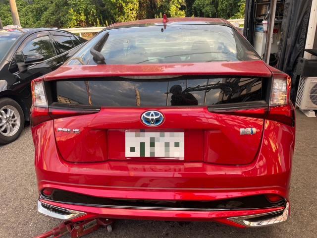 トヨタ 50系プリウス  モデリスタエアロ取付　19インチホイール交換　 ZVW51　岡山市東区
