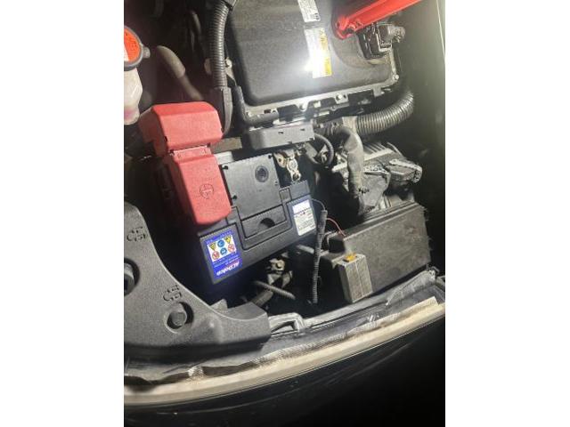 トヨタ　50系プリウス 　補機バッテリー　交換　ZVW51　岡山市東区