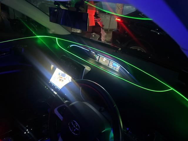 トヨタ 50系プリウス  アンビエントライト取付 ZVW51　岡山市東区