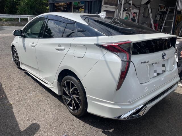 トヨタ　50系プリウス 　モデリスタ17inホイール交換 タイヤ交換　ZVW51　岡山市東区