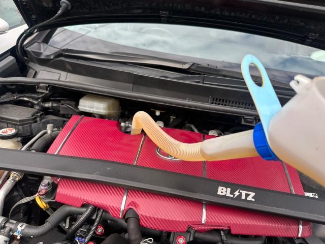 トヨタ　50系プリウス 　オイル、エレメント、フロントバンパーサポート、アヴェストウィンカーミラー 交換　ZVW51　岡山市東区