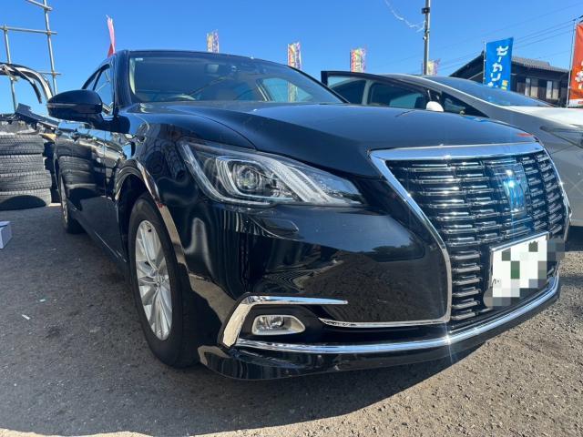 トヨタ　クラウンハイブリッド　モデリスタエアロ取付　社外コンビステアリング取替　　AWS210　岡山市東区