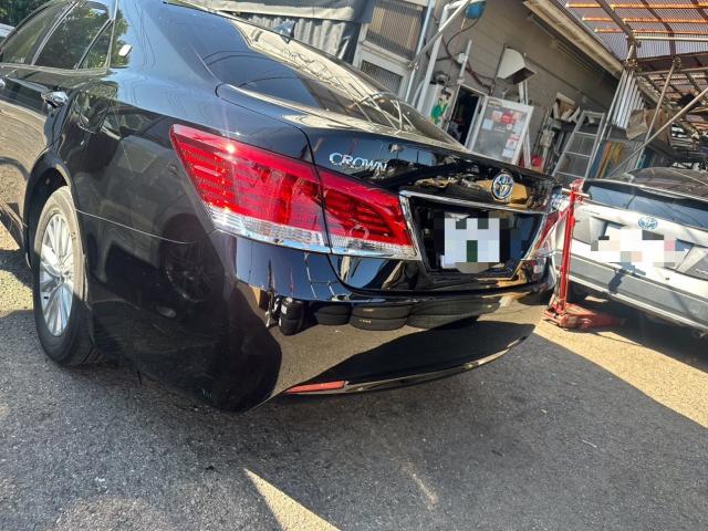 トヨタ　クラウンハイブリッド　モデリスタエアロ取付　社外コンビステアリング取替　　AWS210　岡山市東区