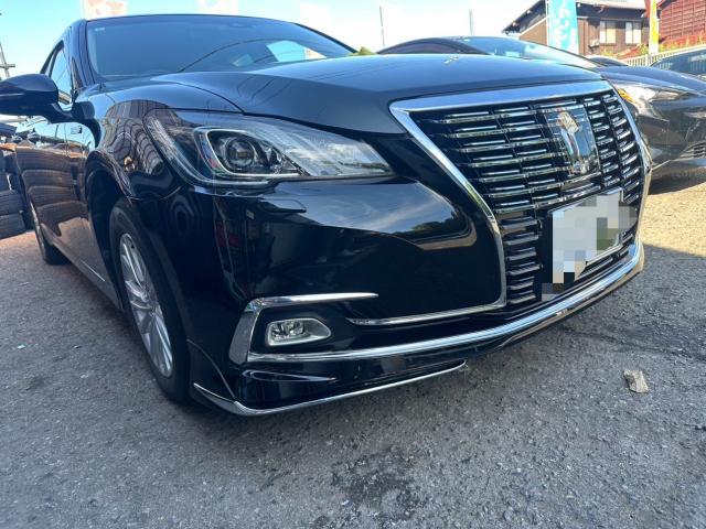 トヨタ　クラウンハイブリッド　モデリスタエアロ取付　社外コンビステアリング取替　　AWS210　岡山市東区