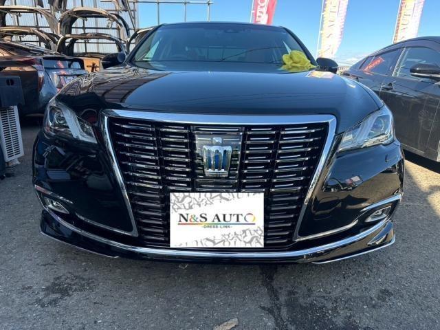 トヨタ　クラウンハイブリッド　モデリスタエアロ取付　社外コンビステアリング取替　　AWS210　岡山市東区