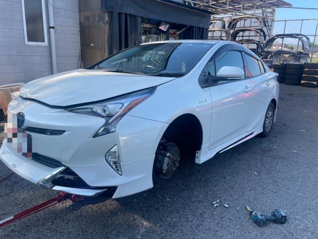 トヨタ　50系プリウス 　15インチホイール→17インチツーリングホイール交換　ZVW55　岡山市東区