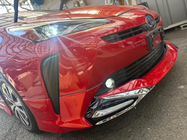 トヨタ 50系プリウス  fclツインカラーチェンジLEDフォグバルブ取付 　ZVW51　岡山市東区