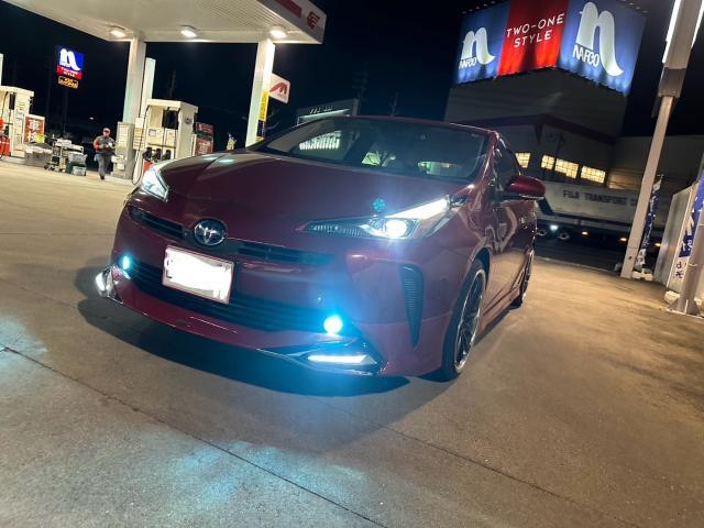 トヨタ 50系プリウス  fclツインカラーチェンジLEDフォグバルブ取付 　ZVW51　岡山市東区
