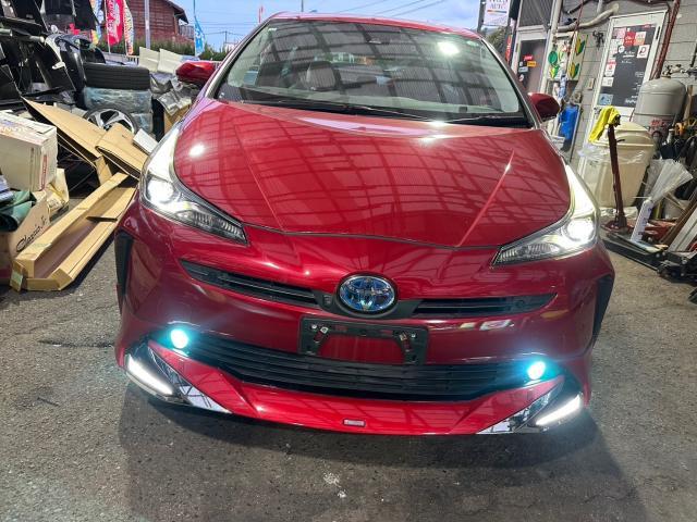 トヨタ 50系プリウス  fclツインカラーチェンジLEDフォグバルブ取付 　ZVW51　岡山市東区