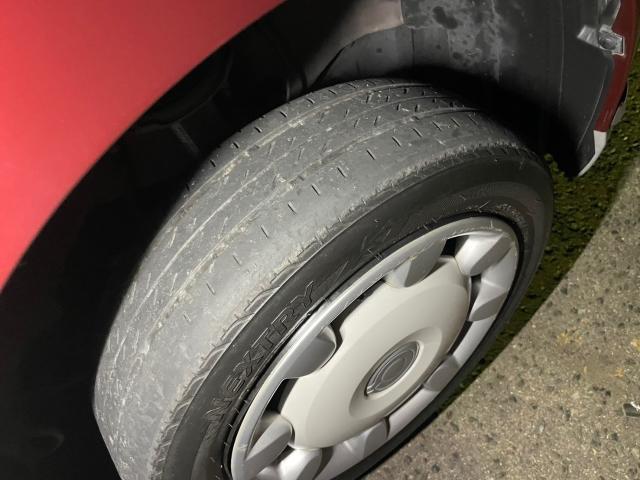 ダイハツ　ムーヴキャンバス　タイヤ交換　LA800S　岡山市東区