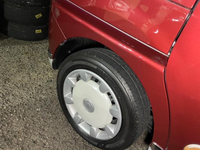 ダイハツ　ムーヴキャンバス　タイヤ交換　LA800S　岡山市東区