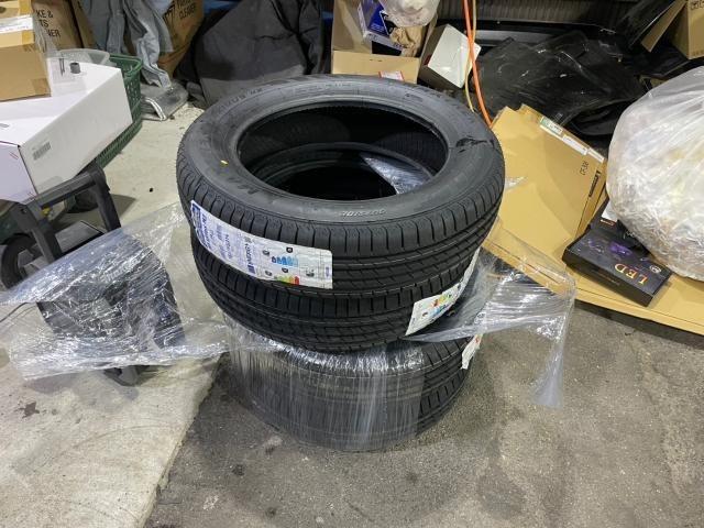 ダイハツ　ムーヴキャンバス　タイヤ交換　LA800S　岡山市東区