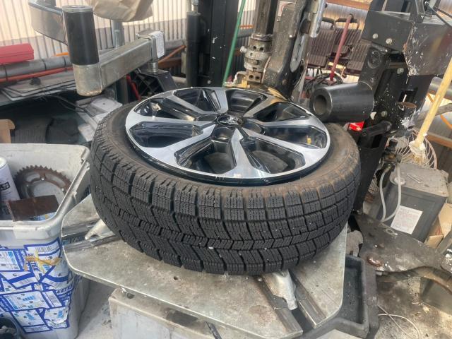 三菱　ミラージュ　スタッドレスタイヤ　交換　A03A　岡山市東区