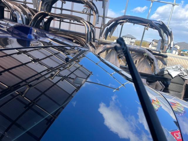 トヨタ　50プリウス　納車前点検　補機バッテリー交換　ZVW55　岡山市東区