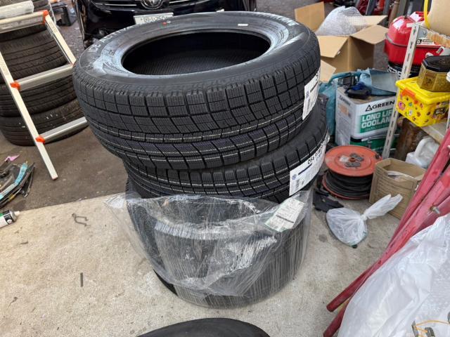 ホンダ　ステップワゴンスパーダ　ホイール持ち込み　スタッドレスタイヤ 脱着 組替え 交換　RP8　岡山市東区