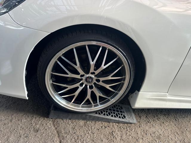 トヨタ　マークＸ　車高調整 3cmダウン、アライメント調整、光軸調整　GRX130　岡山市東区