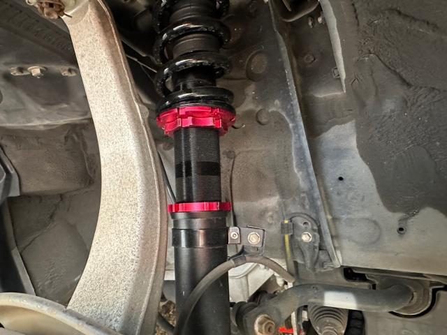 トヨタ　マークＸ　車高調整 3cmダウン、アライメント調整、光軸調整　GRX130　岡山市東区