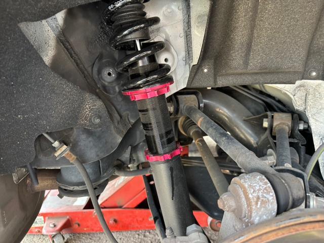 トヨタ　マークＸ　車高調整 3cmダウン、アライメント調整、光軸調整　GRX130　岡山市東区