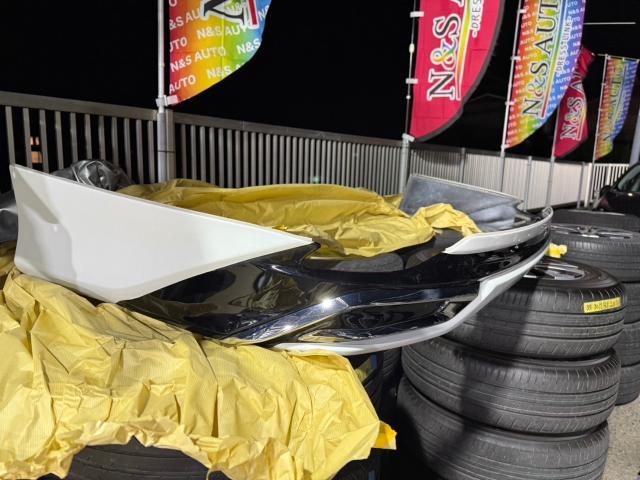 トヨタ　カムリ　リアエアロ塗装、エアロ ステー補強　AXVH70　岡山市東区