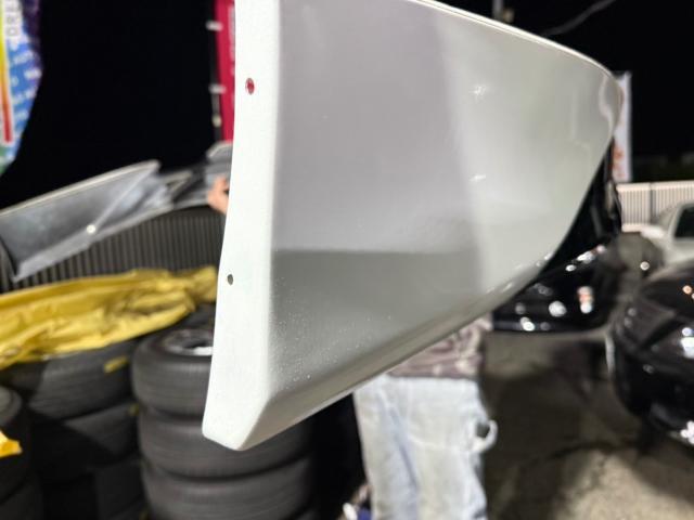 トヨタ　カムリ　リアエアロ塗装、エアロ ステー補強　AXVH70　岡山市東区