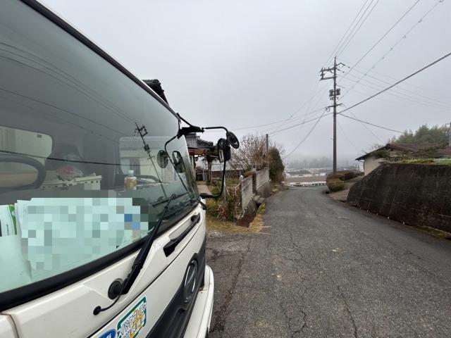 日野　レンジャー　左サイドミラー交換　FC2ABA　岡山市東区