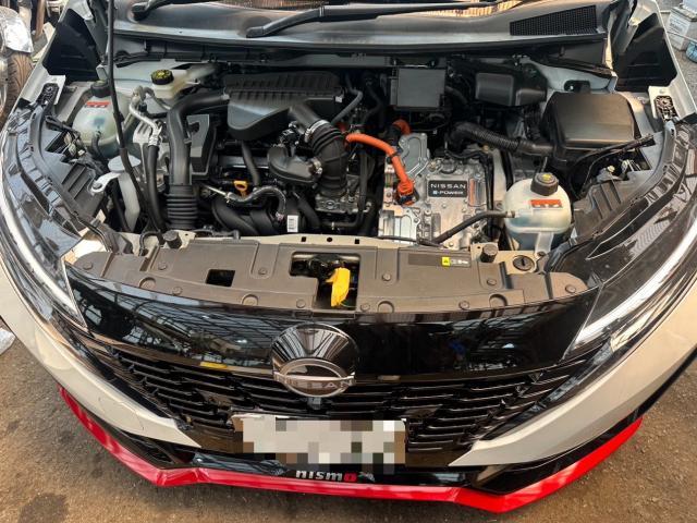 日産　オーラ　日産アリア　純正流用エンブレムイルミネーション 加工取付　FE13　岡山市東区