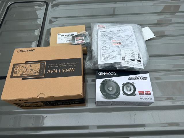 スズキ　キャリイ　イクリプスナビ　ケンウッドスピーカー 取付　DA16T【岡山県岡山市　東区・中区・北区・赤磐市・瀬戸内市で持込でのタイヤ交換・ドライブレコーダー・ナビ等のパーツ取付・カスタムの事ならエヌアンドエスオートへお任せ】下さい！】