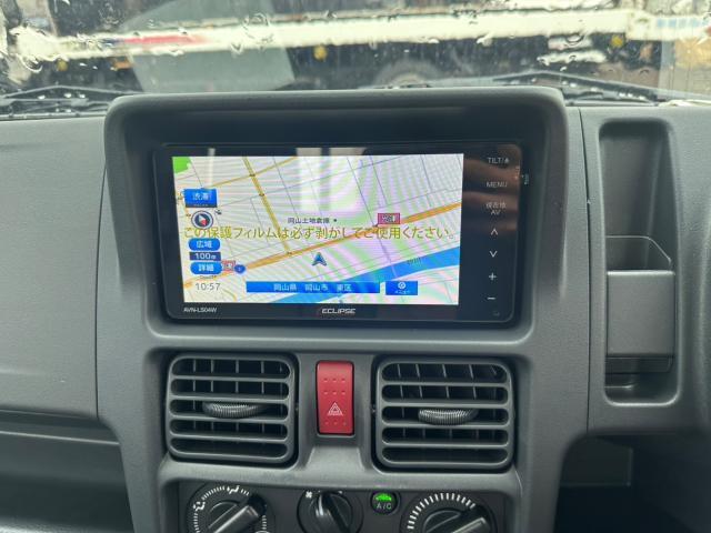 スズキ　キャリイ　イクリプスナビ　ケンウッドスピーカー 取付　DA16T【岡山県岡山市　東区・中区・北区・赤磐市・瀬戸内市で持込でのタイヤ交換・ドライブレコーダー・ナビ等のパーツ取付・カスタムの事ならエヌアンドエスオートへお任せ】下さい！】