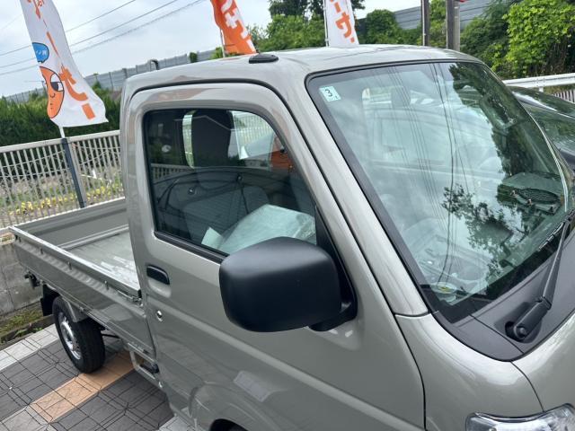 スズキ　キャリイトラック　サイドバイザー取付　DA16T【岡山県岡山市　東区・中区・北区・赤磐市・瀬戸内市で持込でのタイヤ交換・ドライブレコーダー・ナビ等のパーツ取付・カスタムの事ならエヌアンドエスオートへお任せ】下さい！】