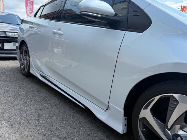 トヨタ　50プリウス 　モデリスタエアロ　バンパー　交換　ZVW51【岡山県岡山市　東区・中区・北区・赤磐市・瀬戸内市で持込でのタイヤ交換・ドライブレコーダー・ナビ等のパーツ取付・カスタムの事ならエヌアンドエスオートへお任せ】下さい！】