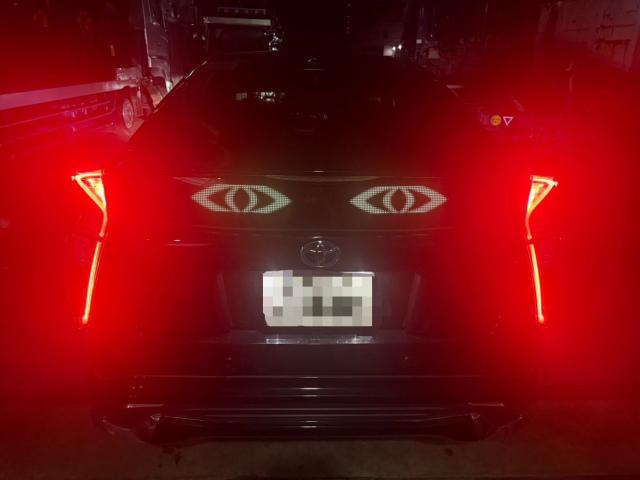 トヨタ　50プリウス 　デビルアイ取付　ZVW51【岡山県岡山市　東区・中区・北区・赤磐市・瀬戸内市で持込でのタイヤ交換・ドライブレコーダー・ナビ等のパーツ取付・カスタムの事ならエヌアンドエスオートへお任せ】下さい！】