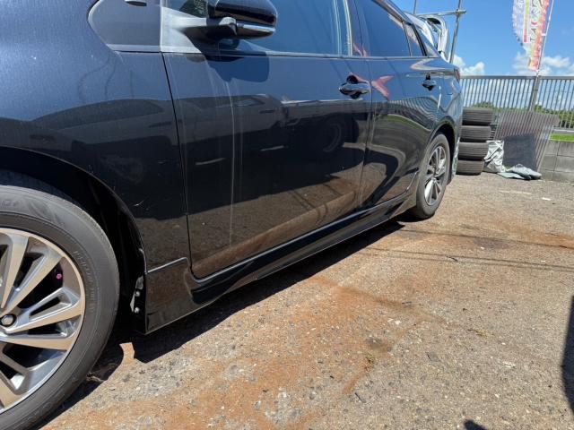 トヨタ　50プリウス 　フロントエアロ、左サイドステップ　交換【岡山県岡山市　東区・中区・北区・赤磐市・瀬戸内市で持込でのタイヤ交換・ドライブレコーダー・ナビ等のパーツ取付・カスタムの事ならエヌアンドエスオートへお任せ】下さい！】