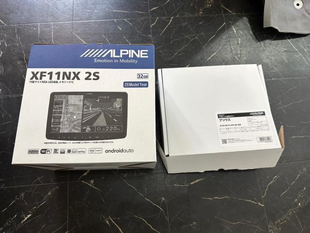 トヨタ　50プリウス 　ナビ交換　アルパイン 11型　ZVW51【岡山県岡山市　東区・中区・北区・赤磐市・瀬戸内市で持込でのタイヤ交換・ドライブレコーダー・ナビ等のパーツ取付・カスタムの事ならエヌアンドエスオートへお任せ】下さい！】