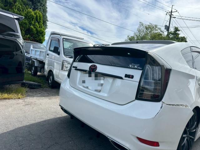 トヨタ　30プリウス 　AIMGAIN　リアバンパー　修理　ZVW30【岡山県岡山市　東区・中区・北区・赤磐市・瀬戸内市で持込でのタイヤ交換・ドライブレコーダー・ナビ等のパーツ取付・カスタムの事ならエヌアンドエスオートへお任せ】下さい！】