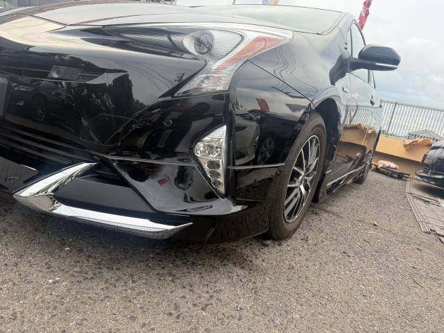 トヨタ　50プリウス 　モデリスタエアロ　取付　ZVW55【岡山県岡山市　東区・中区・北区・赤磐市・瀬戸内市で持込でのタイヤ交換・ドライブレコーダー・ナビ等のパーツ取付・カスタムの事ならエヌアンドエスオートへお任せ】下さい！】