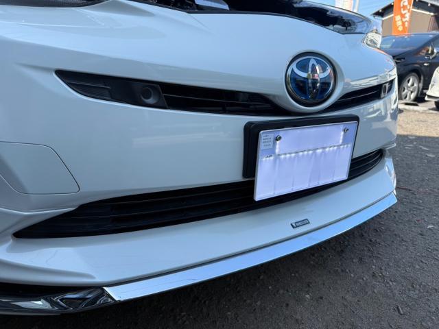 トヨタ　50プリウス 　AIR字光式ナンバープレート取付　ZVW51【岡山県岡山市　東区・中区・北区・赤磐市・瀬戸内市で持込でのタイヤ交換・ドライブレコーダー・ナビ等のパーツ取付・カスタムの事ならエヌアンドエスオートへお任せ】下さい！】