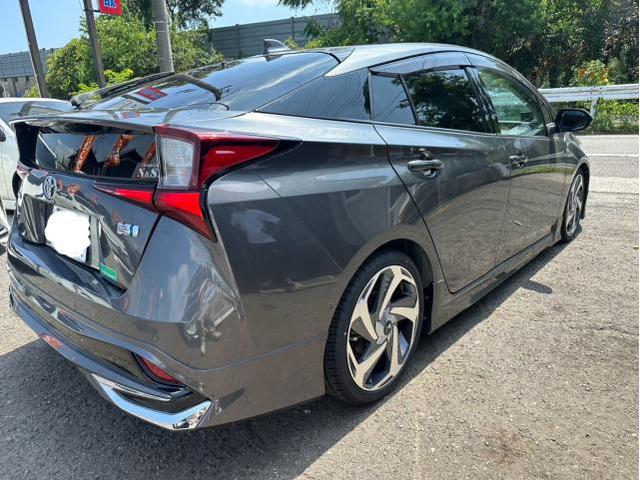 トヨタ　50プリウス　ダウンサス取付　18inホイールへ交換　ZVW51【岡山県岡山市　東区・中区・北区・赤磐市・瀬戸内市で持込でのタイヤ交換・ドライブレコーダー・ナビ等のパーツ取付・カスタムの事ならエヌアンドエスオートへお任せ】下さい！】