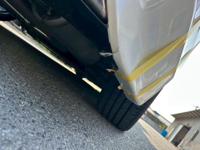 トヨタ　30プリウス 　社外リアバンパー ズレ、修理　鈑金塗装【岡山県岡山市　東区・中区・北区・赤磐市・瀬戸内市で持込でのタイヤ交換・ドライブレコーダー・ナビ等のパーツ取付・カスタムの事ならエヌアンドエスオートへお任せ】下さい！】
