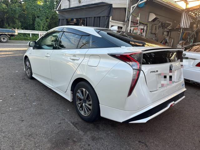 トヨタ　50プリウス 　TRDエアロ取外し　モデリスタエアロ取付【岡山県岡山市　東区・中区・北区・赤磐市・瀬戸内市で持込でのタイヤ交換・ドライブレコーダー・ナビ等のパーツ取付・カスタムの事ならエヌアンドエスオートへお任せ】下さい！】