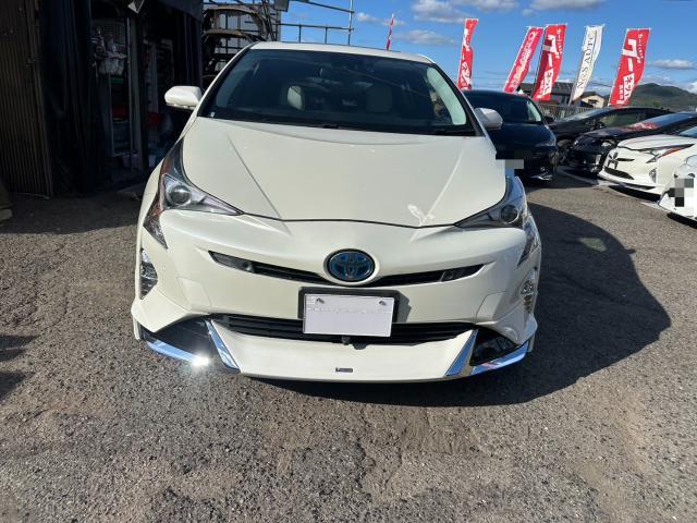 トヨタ　50プリウス 　TRDエアロ取外し　モデリスタエアロ取付【岡山県岡山市　東区・中区・北区・赤磐市・瀬戸内市で持込でのタイヤ交換・ドライブレコーダー・ナビ等のパーツ取付・カスタムの事ならエヌアンドエスオートへお任せ】下さい！】