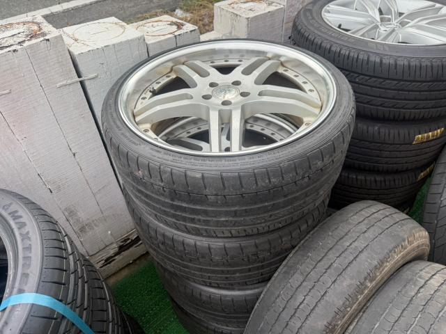 トヨタ　50プリウス　モデリスタエアロ取付　WORK19inホイール交換【岡山県岡山市　東区・中区・北区・赤磐市・瀬戸内市で持込でのタイヤ交換・ドライブレコーダー・ナビ等のパーツ取付・カスタムの事ならエヌアンドエスオートへお任せ下さい】