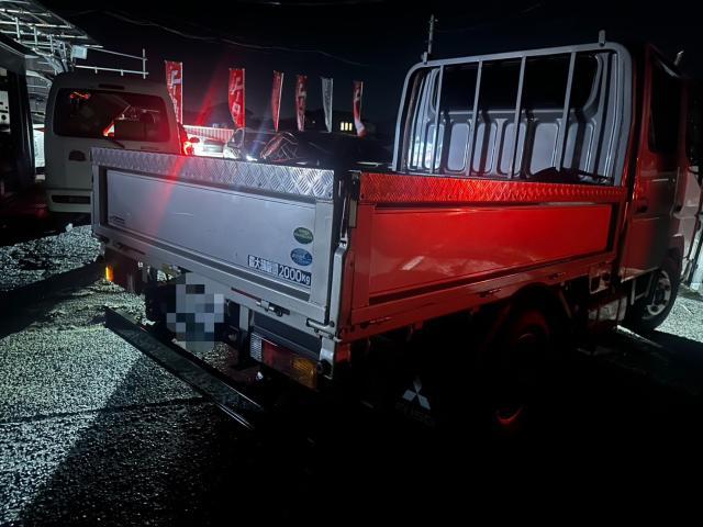 三菱ふそう　キャンター　リアバンパー作成　取付　FBA20【岡山県岡山市　東区・中区・北区・赤磐市・瀬戸内市で持込でのタイヤ交換・ドライブレコーダー・ナビ等のパーツ取付・カスタムの事ならエヌアンドエスオートへお任せ】下さい！】