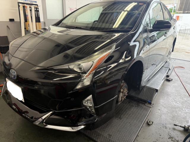 トヨタ　50プリウス 　タイヤ　4本 交換　ZVW51【岡山県岡山市　東区・中区・北区・赤磐市・瀬戸内市で持込でのタイヤ交換・ドライブレコーダー・ナビ等のパーツ取付・カスタムの事ならエヌアンドエスオートへお任せ】下さい！】