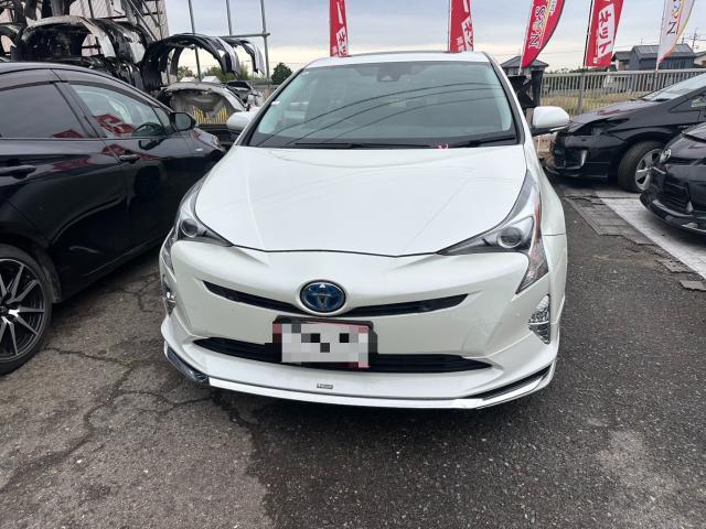 トヨタ　50プリウス 　モデリスタエアロ交換　ホイール交換　ZVW55【岡山県岡山市　東区・中区・北区・赤磐市・瀬戸内市で持込でのタイヤ交換・ドライブレコーダー・ナビ等のパーツ取付・カスタムの事ならエヌアンドエスオートへお任せ】下さい！】