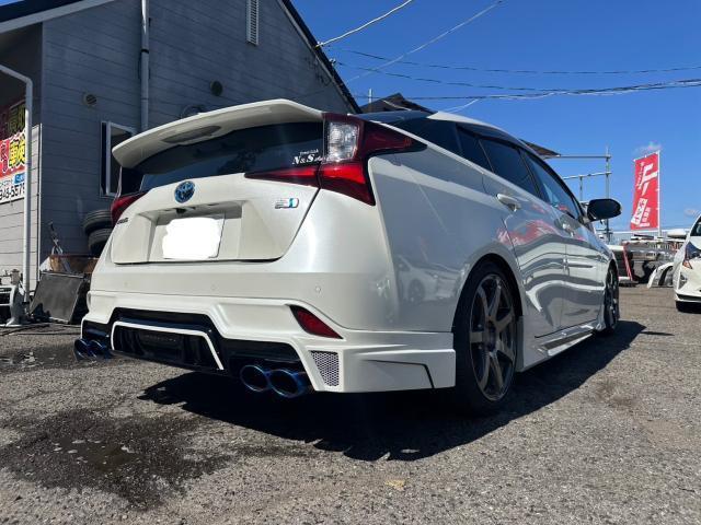 トヨタ　50プリウス 　外装品 各所取付　ZVW51【岡山県岡山市　東区・中区・北区・赤磐市・瀬戸内市で持込でのタイヤ交換・ドライブレコーダー・ナビ等のパーツ取付・カスタムの事ならエヌアンドエスオートへお任せ】下さい！】