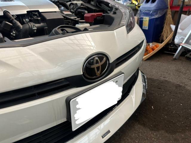 トヨタ　プリウス　外装品・エアロパーツ取付　ZVW51【岡山県岡山市　東区・中区・北区・赤磐市・瀬戸内市で持込でのタイヤ交換・ドライブレコーダー・ナビ等のパーツ取付・カスタムの事ならエヌアンドエスオートへお任せ】下さい！】