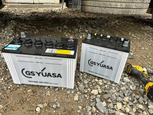 三菱ふそう　キャンター　バッテリー交換　FBA60【岡山県岡山市　東区・中区・北区・赤磐市・瀬戸内市で持込でのタイヤ交換・ドライブレコーダー・ナビ等のパーツ取付・カスタムの事ならエヌアンドエスオートへお任せ】下さい！】