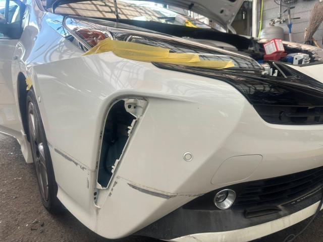 トヨタ　50プリウス　外装品パーツ取付　取外し　ZVW51【岡山県岡山市　東区・中区・北区・赤磐市・瀬戸内市で持込でのタイヤ交換・ドライブレコーダー・ナビ等のパーツ取付・カスタムの事ならエヌアンドエスオートへお任せ】下さい！】