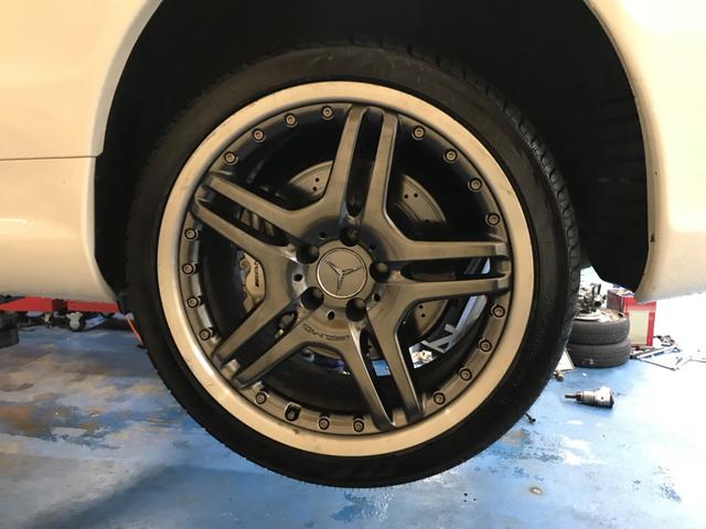 AMG　SL55　タイヤ交換　広島　廿日市　タイヤ　パーツ　取付　持込　整備　車検なら株式会社アイズブレイン　イノテック広島テクニカルセンター
