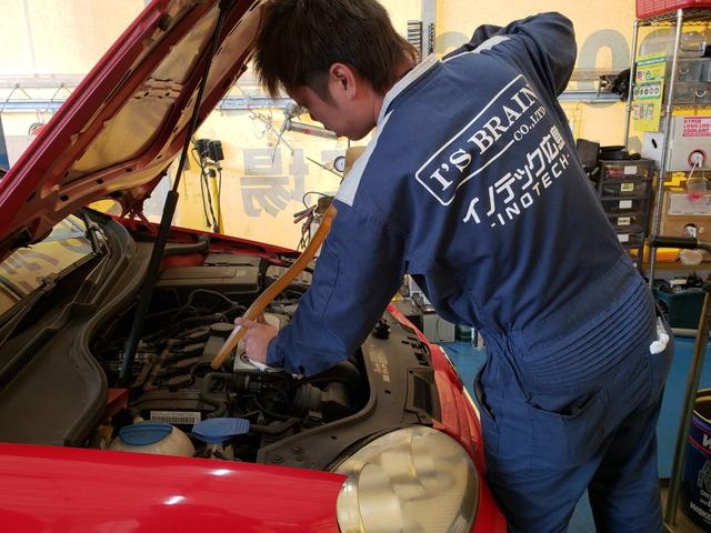 フォルクス　ワーゲン　ゴルフ　オイル　交換　：廿日市　TSI　GTI　R　GT　E　GL i　GTX　整備　修理なら株式会社アイズブレイン　イノテック広島テクニカルセンター